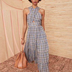 NWT Ulla Johnson Noelle Dress in Cornflower. Size 4. Sold out everywhere!